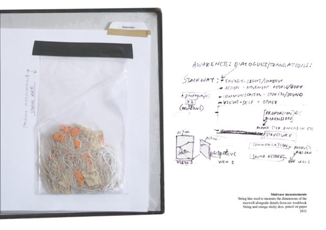 Site 144/404 – STAIRCASE (string drawing)